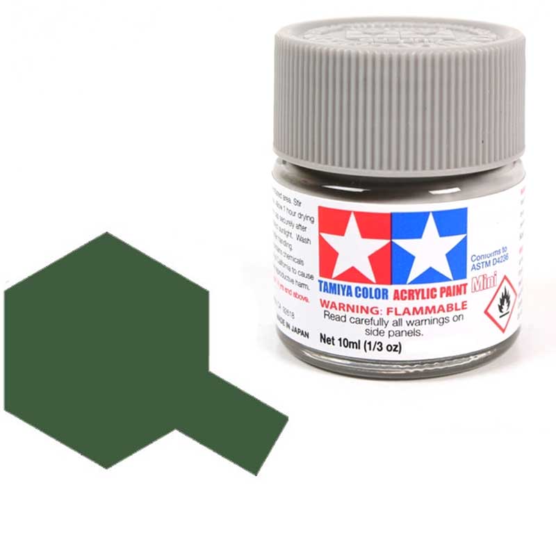 Peinture acrylique Tamiya XF67 Vert OTAN (81767) 10 ml