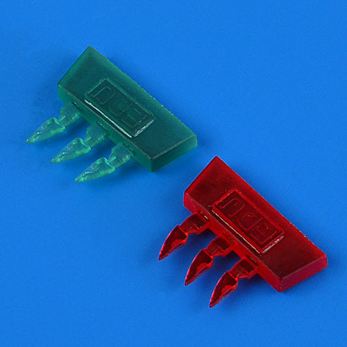 Feux de position Quickboost QB49086 Bf 109K (colorés) Eduard 1/48