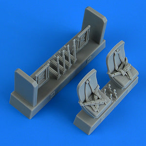 Sièges Quickboost QB49067 Mil Mi-8MT/Mi-17 avec ceintures de sécurité, échelle 1/48