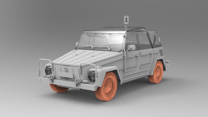 Das Werk DW35045 Kurierwagen Typ 181 Bluelight Version 1/35 – zdjęcie 2