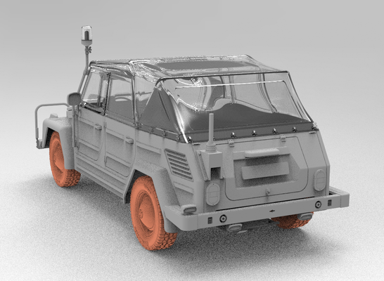 Das Werk DW35045 Kurierwagen Typ 181 Bluelight Version 1/35 – zdjęcie 3