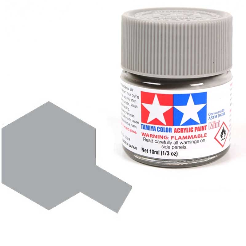 Peinture acrylique Tamiya XF16 Aluminium mat (81716) 10 ml