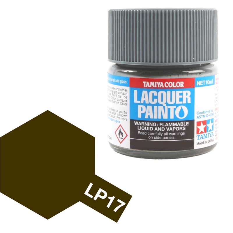 Tamiya 82117 LP-17 Linoléum marron pour pont de chasse 10 ml