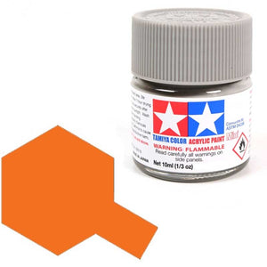 Peinture acrylique orange Tamiya X6 (81506) 10 ml