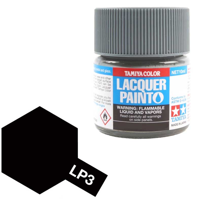 Tamiya 82103 LP-3 Noir mat 10 ml