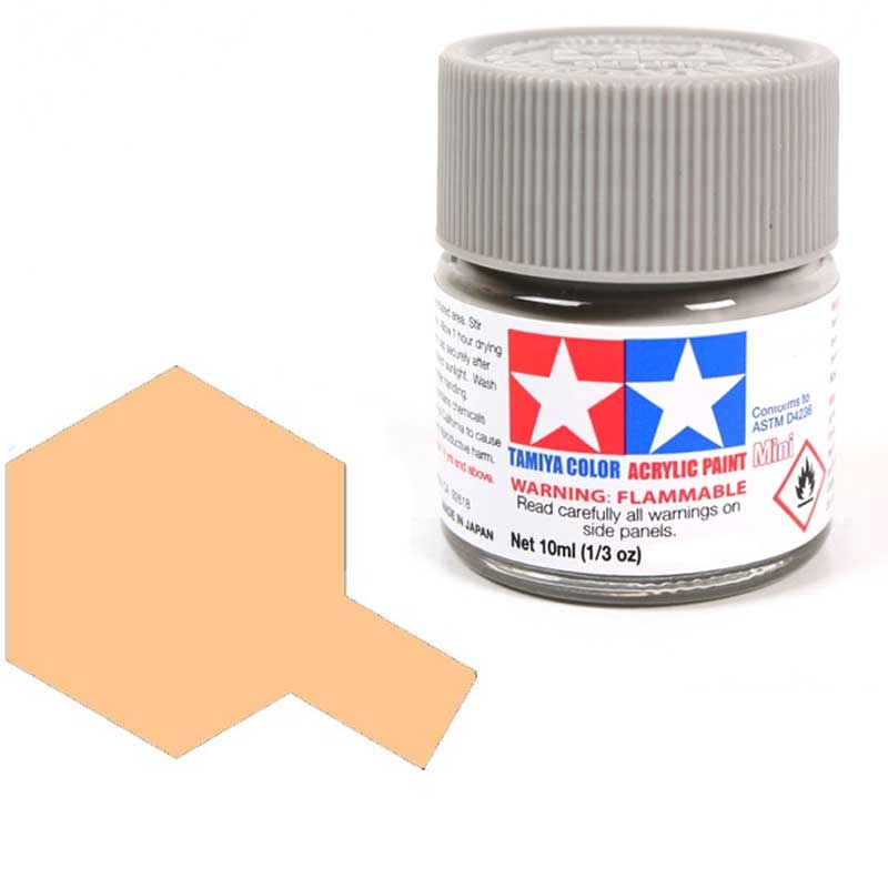 Peinture acrylique Tamiya XF15 Flat Flesh (81715) 10 ml
