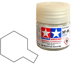 Peinture acrylique transparente mate Tamiya XF86 (81786) 10 ml