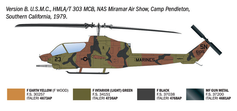 Italeri 90835 AH-1T Sea Cobra 1/48 – zdjęcie 6