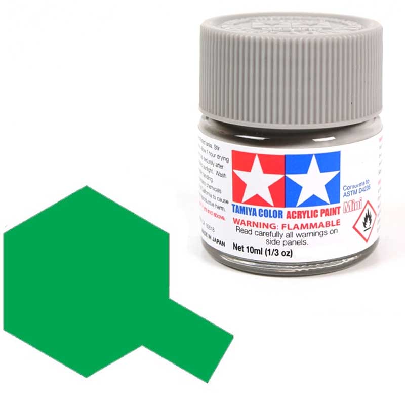 Peinture acrylique Tamiya X-28 Vert Parc (81528) 10 ml 