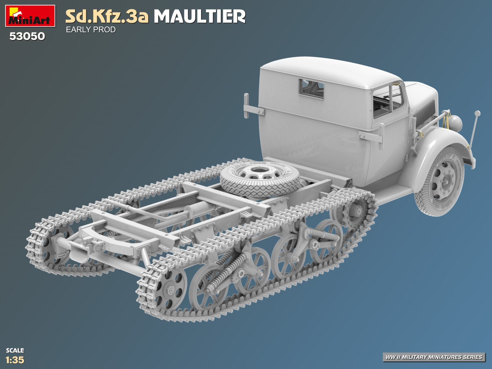 53050 Sd.Kfz.3a Maultier. Early Prod 1/35 – Bild 12