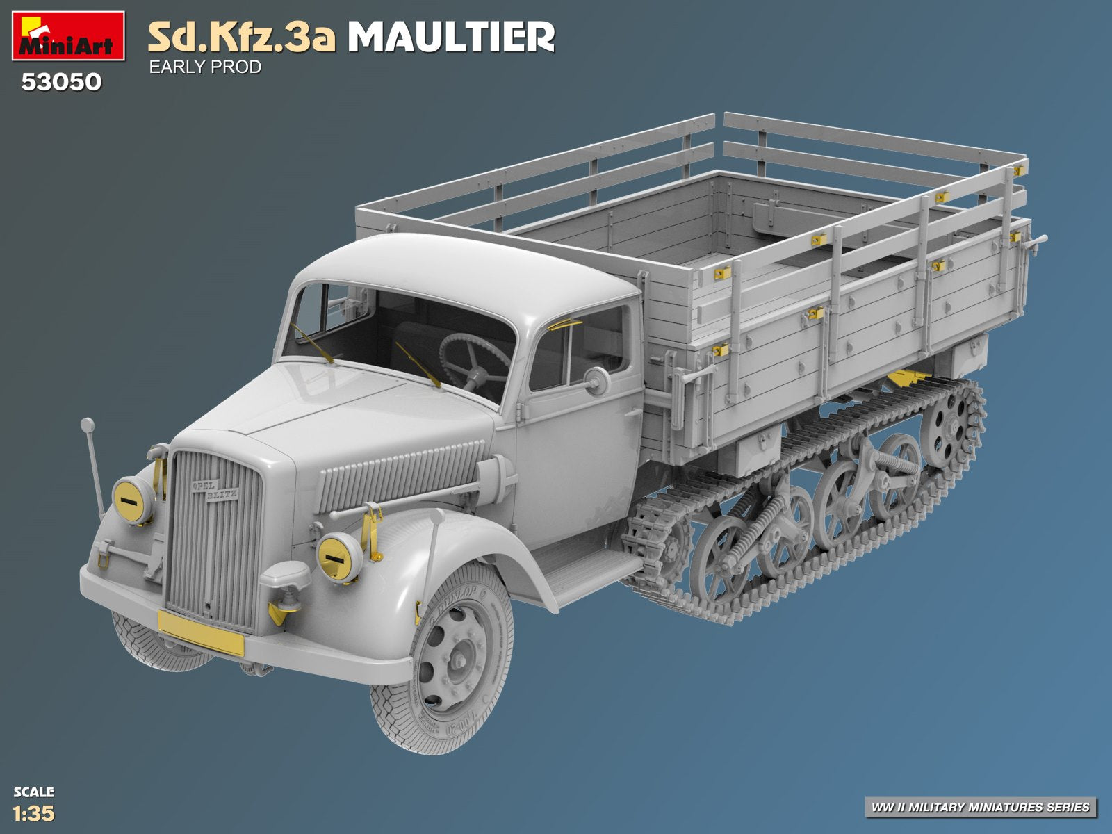 53050 Sd.Kfz.3a Maultier. Early Prod 1/35 – Bild 10