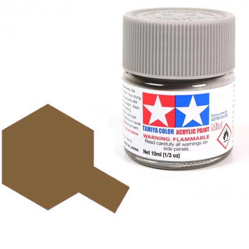 Peinture acrylique Tamiya XF72 Brun (JGSDF) (81772) 10 ml
