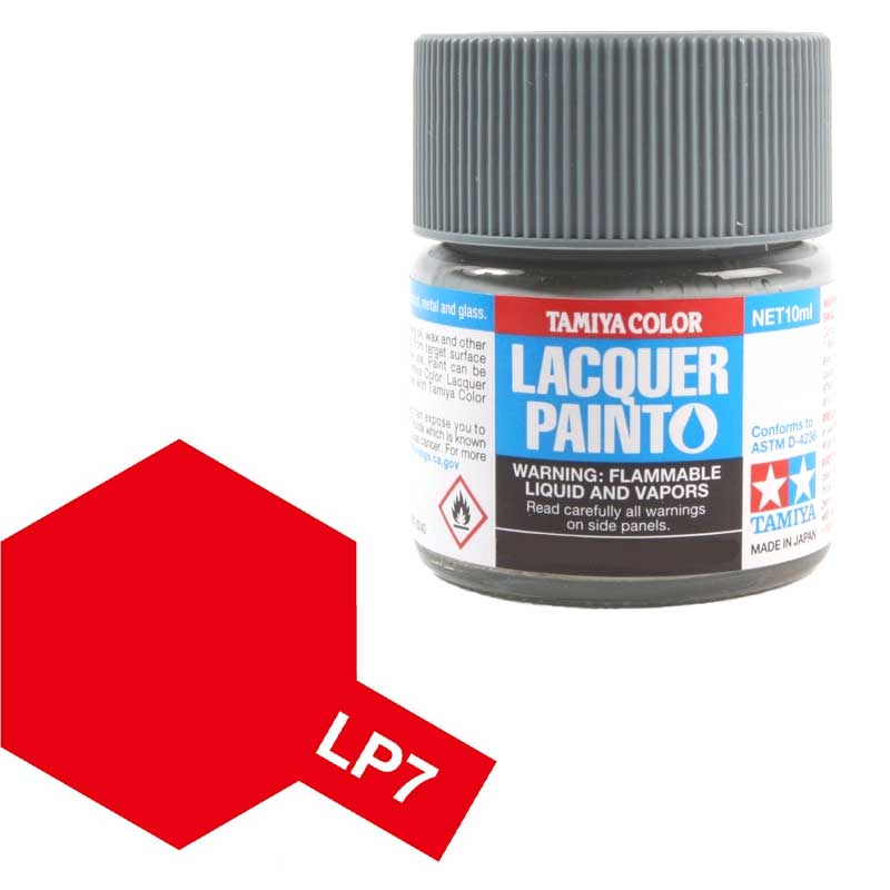 Tamiya 82107 LP-7 Rouge pur 10 ml