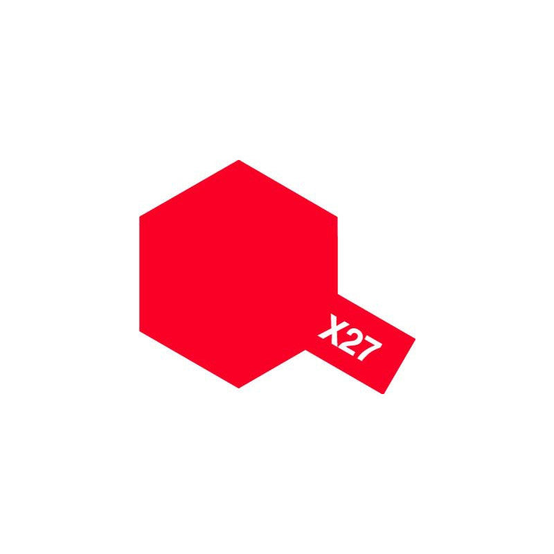 Peinture acrylique Tamiya X27 Rouge Transparent (81527) 10 ml – image 3