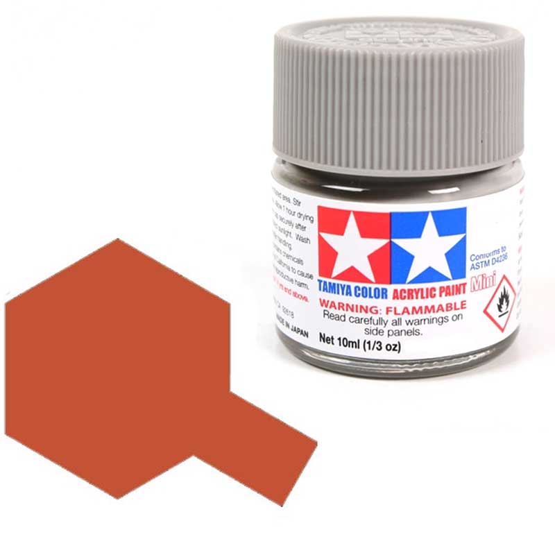 Peinture acrylique Tamiya XF6 Cuivre (81706) 10 ml