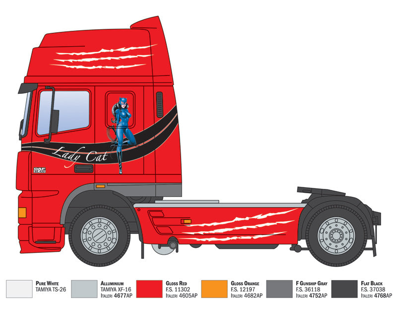Italeri 93834 DAF XF 95 SUPER SPACE CAB 1/24 – image 4