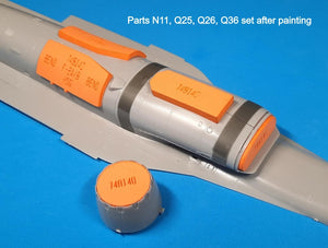 Omask 748140 1/48 Mitsubishi F-2A/F-2B Wheel Bay Plugs (for Hasegawa) 1/48 – zdjęcie 3