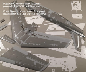 Omask 14013 F-86F-30 masks for panels (Hasegawa) 1/48 – image 5