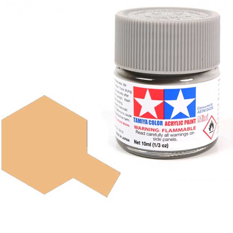 Peinture acrylique Tamiya XF59 Jaune Désert (81759) 10 ml