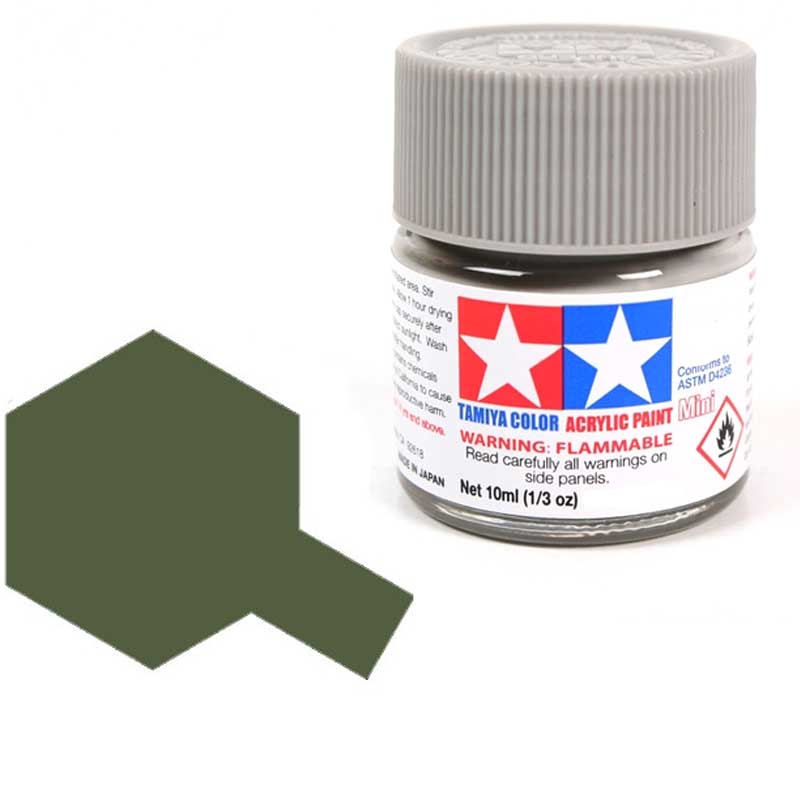 Peinture acrylique Tamiya 81762 XF62 Olive Drab 10 ml